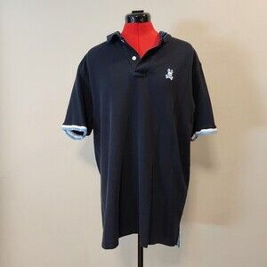 Psycho Bunny Men's Navy Short Sleeve Polo Shirt Size 8/XXL 100% Pima Cotton